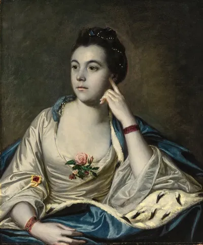 Portrait Of Mrs Elizabeth Bradshaw Nee Wilson D 1802