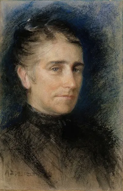Portrait Of Mrs Emilie Krohn