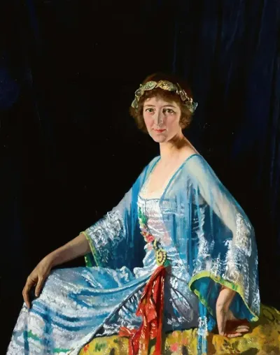 Portrait Of Mrs Georgiana Alice Drum