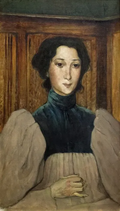 Portrait Of Mrs Jeanne Eriksson Nee Tramcourt