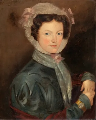 Portrait Of Mrs Mccarthy Grandmother Of J H Mccarthy