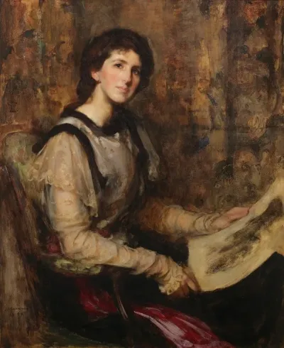 Portrait Of Mrs Senior Nee Hammersley 1864 1943