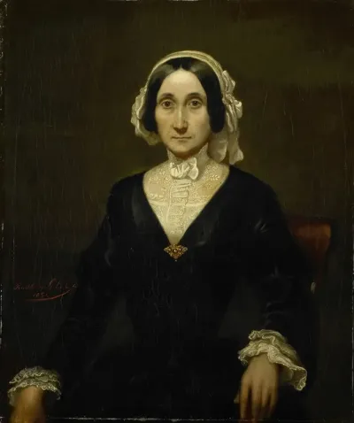 Portrait Of Mrs W J S Van Alphen Baroness Van Reede Van Oudtshoorn