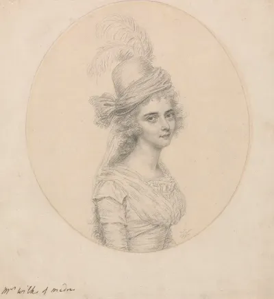 Portrait Of Mrs Wilks Of Madras
