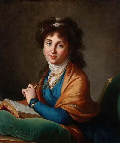 Portrait Of Natalia Zakharovna Kolycheva Nee Hitrovo