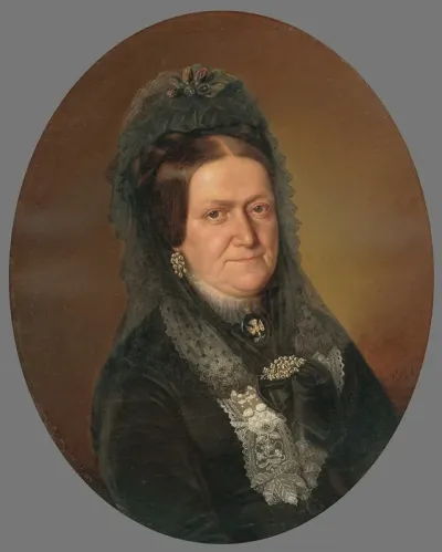 Portrait Of Old Mrs Kuhmannova