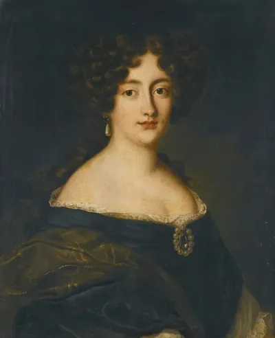 Portrait Of Ortensia Mancini 1645 1699 Duchess Of Mazarino