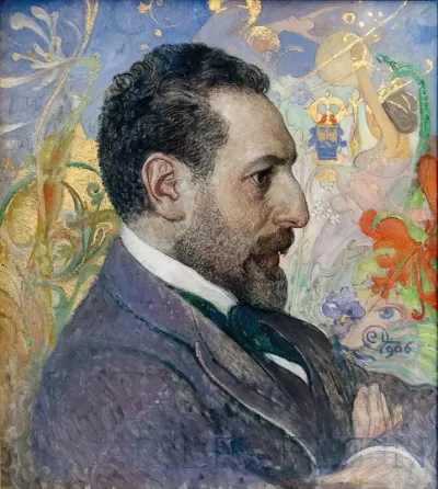 Portrait Of Oscar Levertin