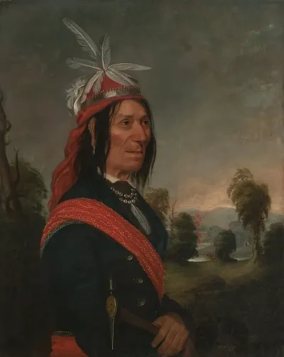 Portrait Of Ossahinta Chief Of The Onondaga Nation