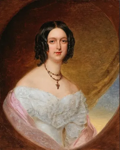 Portrait Of Pauline Countess Nostitz 1801 1881