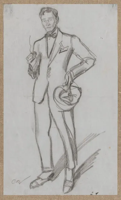 Portrait Of Pedagogue Leonid N Potapov