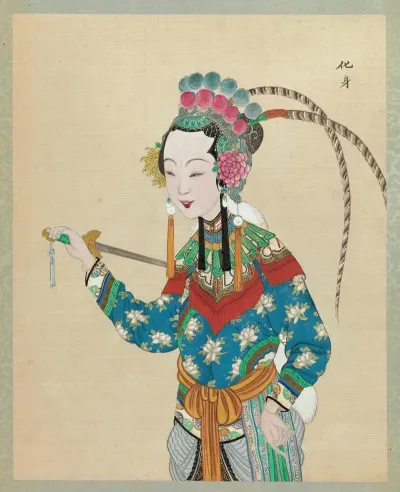 Portrait Of Peking Opera Character 14