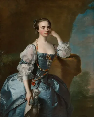 Portrait Of Penelope Bayfield Of Dedham Grove Essex