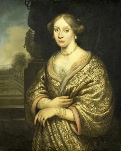 Portrait Of Petronella Van Der Burcht 1657 1682