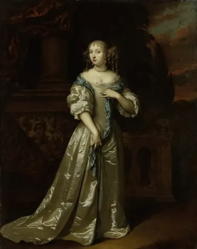 Portrait Of Philippina Staunton Wife Of Roelof Van Arkel 1632 1709 Lord Of Broeckhuijsen