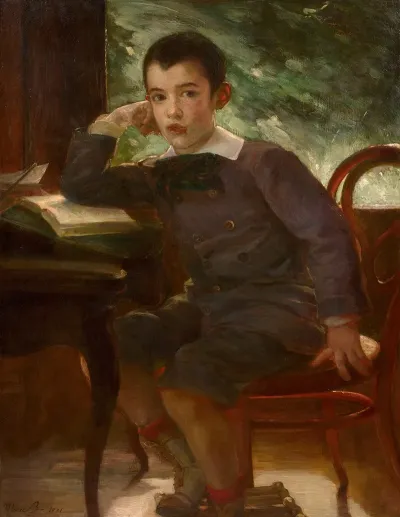 Portrait Of Pierre Bracquemond As A Child