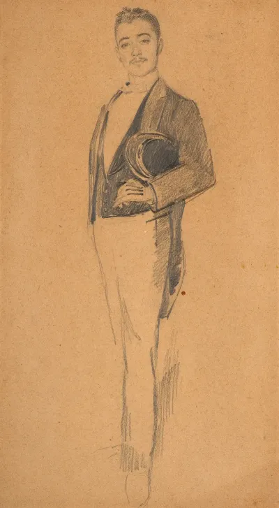 Portrait Of Pierre Bracquemond