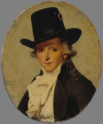 Portrait Of Pierre Seriziat Davids Brother In Law