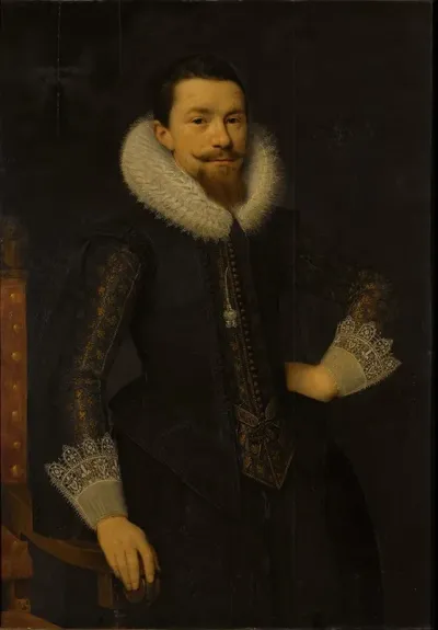 Portrait Of Pieter Boudaen Courten 1594 1668