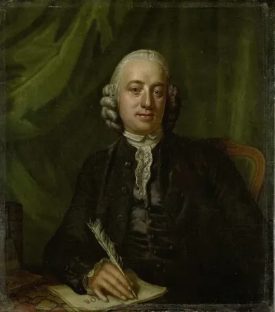 Portrait Of Pieter Meijer Publisher And Bookseller In Amsterdam