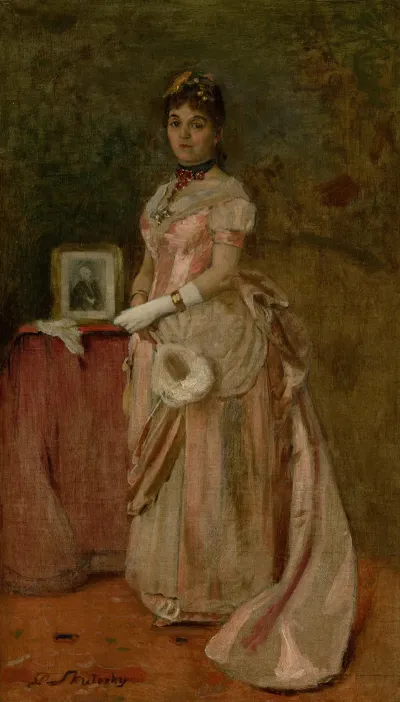 Portrait Of Piroska Radvanska 2