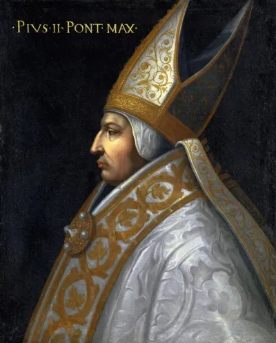 Portrait Of Pope Pius Ii Enea Silvio Piccolomini