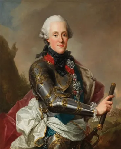 Portrait Of Prince Albert Casimir Of Sachsen Teschen 1738 1822