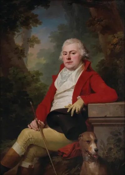 Portrait Of Prince Alexis Andreevitch Galitzine 1767 1800