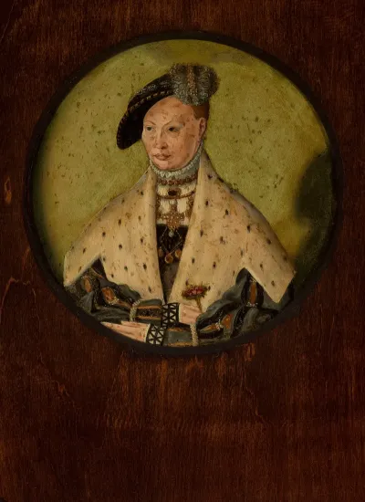 Portrait Of Princess Dorothea Wife Of Albrech Of Prussia