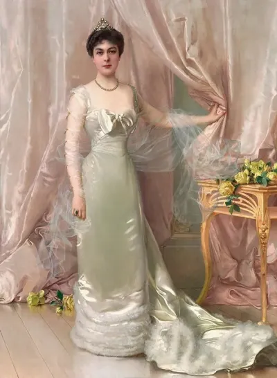 Portrait Of Princess Evelyne Colonna Di Stigliano