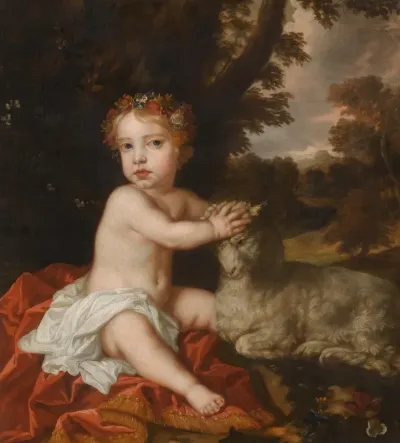 Portrait Of Princess Isabella 1676 1680 Daughter Of King James Ii And Mary Of Modena