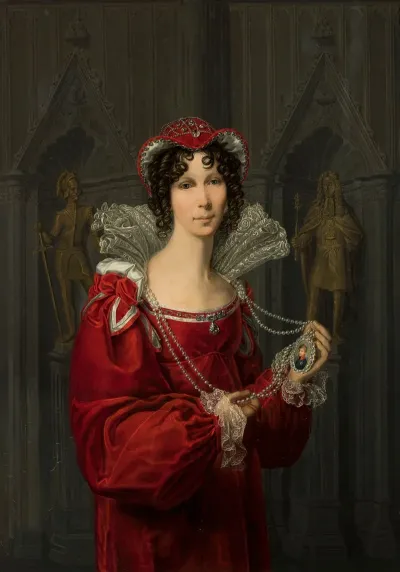Portrait Of Princess Wilhelmina Of Orange