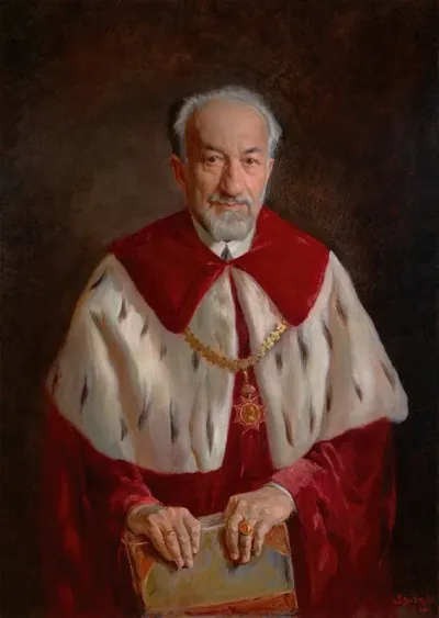Portrait Of Prof Adolf Beck
