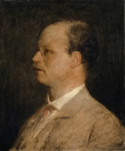 Portrait Of Prof Fritz Burckhardt Brenner