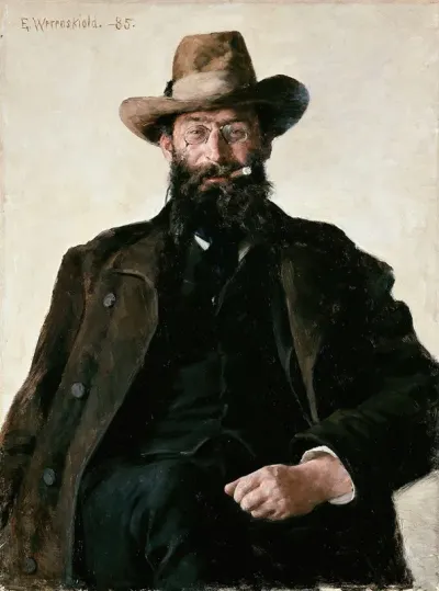 Portrait Of Professor Amund Helland