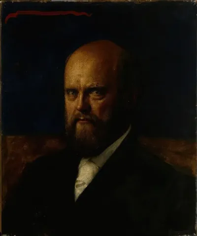 Portrait Of Professor E R Neovius