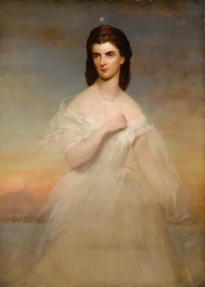 Portrait Of Queen Maria Sophie Of Naples