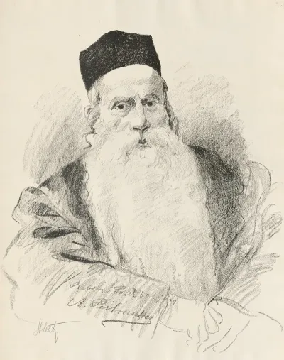Portrait Of Rabbi Abraham Perlmutter