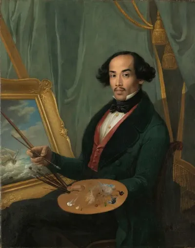 Portrait Of Raden Syarif Bustaman Saleh