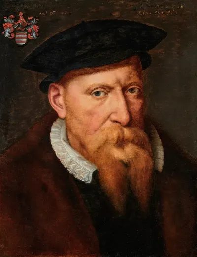 Portrait Of Robert De Croy Circa 1500 1556 Bishop Of Cambrai