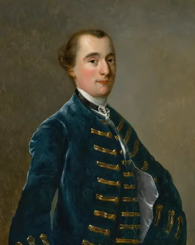 Portrait Of Sampson Copestake Of Kirk Langley 1726 1816