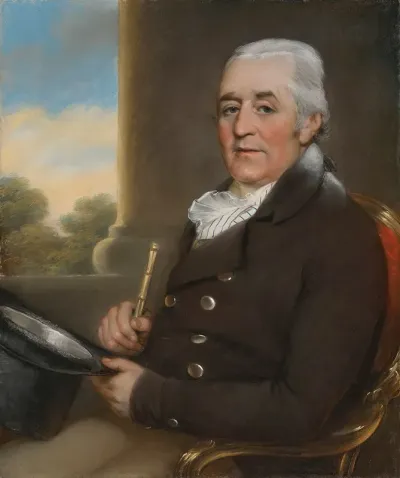 Portrait Of Samuel Buck1745 1806 Of Ulley Carnaby