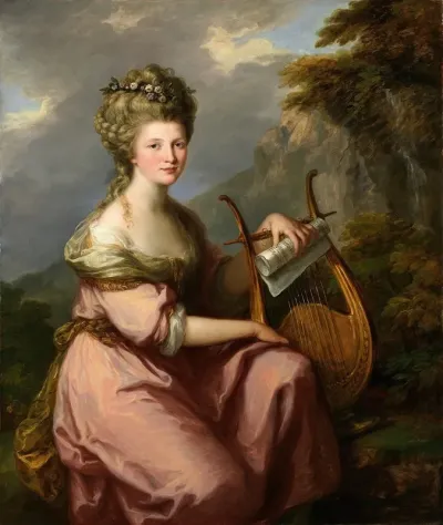 Portrait Of Sarah Harrop Mrs Bates As A Muse