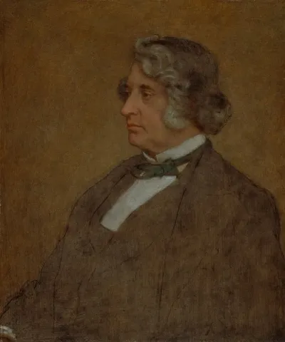 Portrait Of Senator Charles Sumner