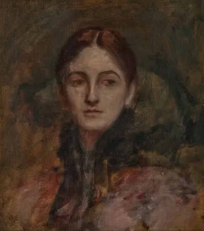 Portrait Of Sibyl Lady Eden 1867 1945 Nee Grey