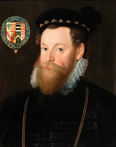 Portrait Of Sir Henry Sidney 1529 1586 Lord Deputy Of Ireland