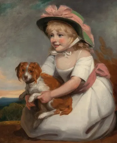 Portrait Of Sophy Elizabeth Burney Daughter Of Charles Rousseau Burney Esq