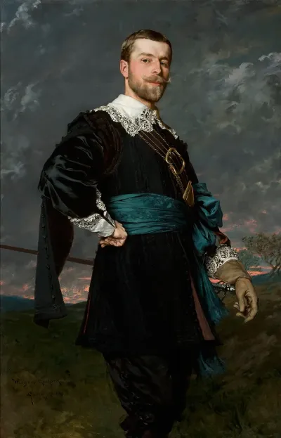 Portrait Of Stanislaw Czachorski 1853 1904 Artists Brother 2