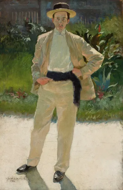 Portrait Of Stanislaw Czajkowski Painter Artists Brother