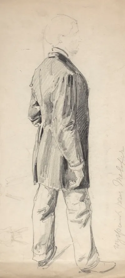 Portrait Of Stanislaw Wyspianski Standing Sideways